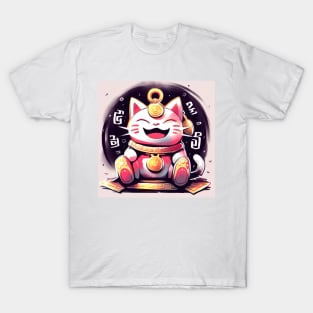 Coin Lucky Fairy Cat T-Shirt